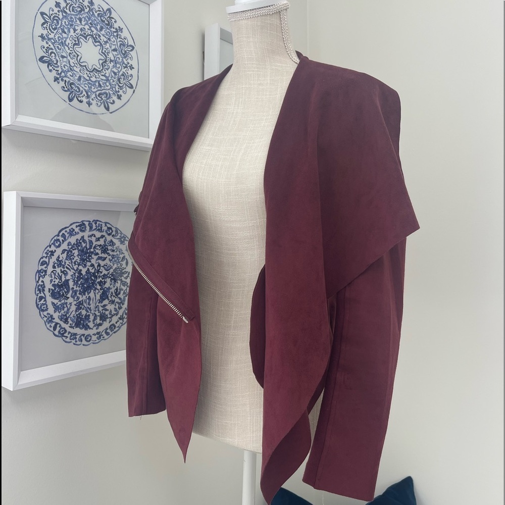 VIGROSS BURGUNDY SUEDE JACKEY🍷🍷🍷 - Picture 3 of 4